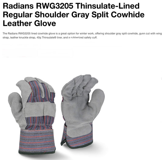 Radian Glove - Insulated Cowhide Leather
