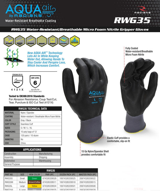 Radian Glove - Aqua Air Waterproof