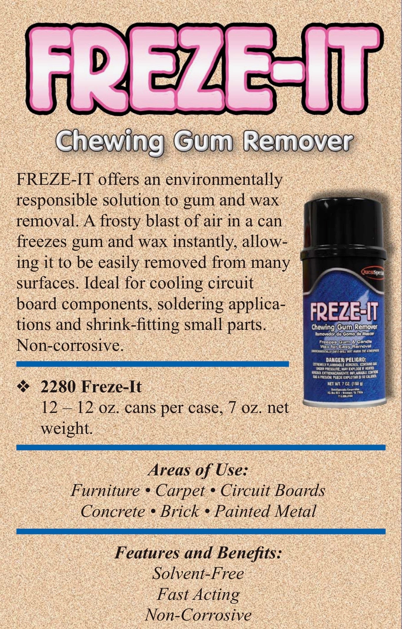 Freze-It Chewing Gum Remover