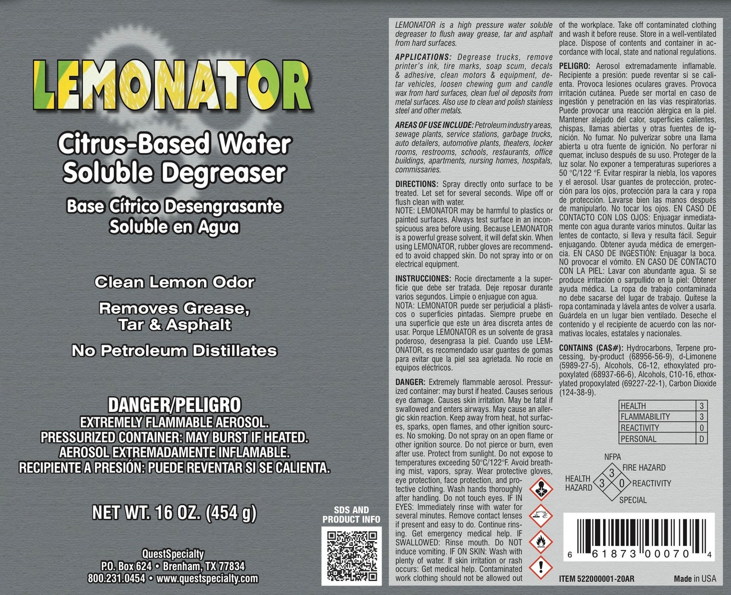 Lemonator Degreaser